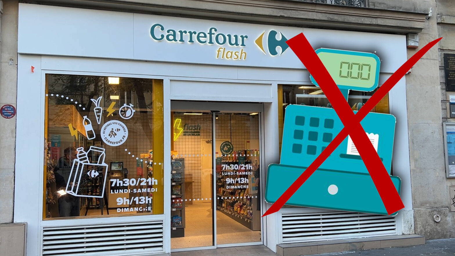 le premier Carrefour sans caisse ouvre ses portes