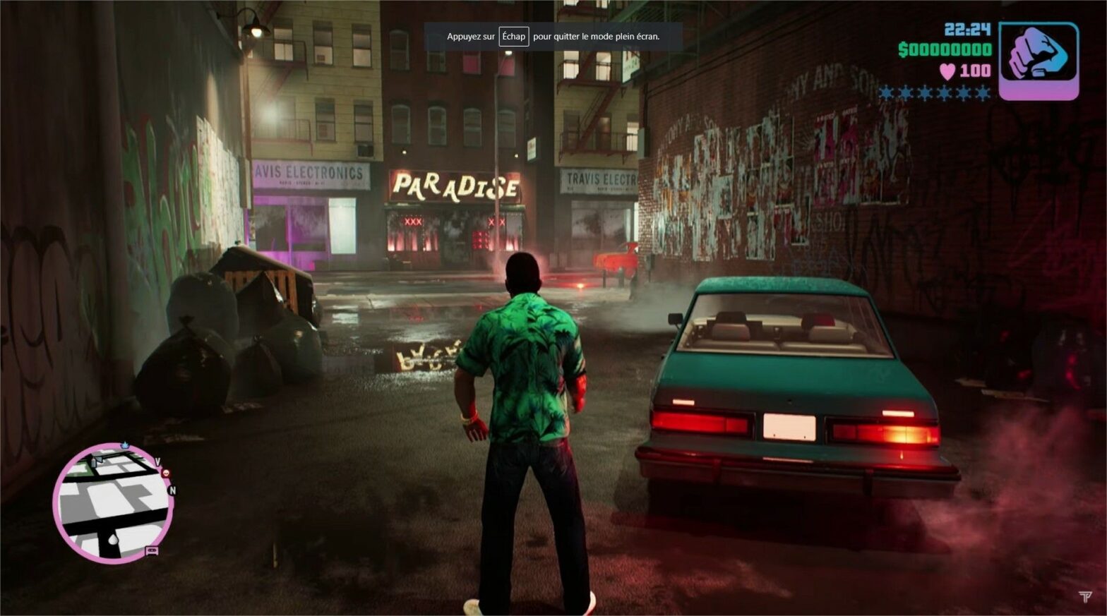 GTA Vice City reproduit sous Unreal Engine 5 : attention les yeux !