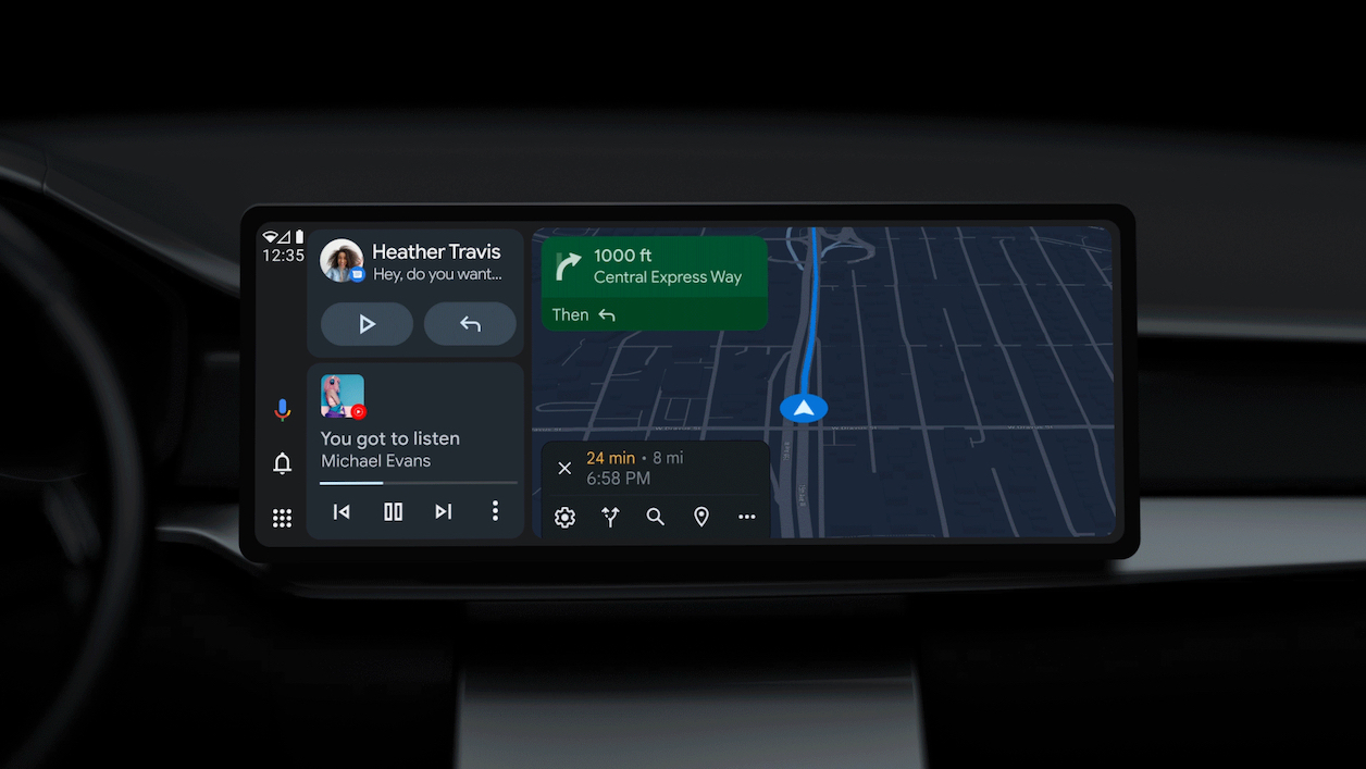 Google offre un lifting à l’interface d’Android Auto