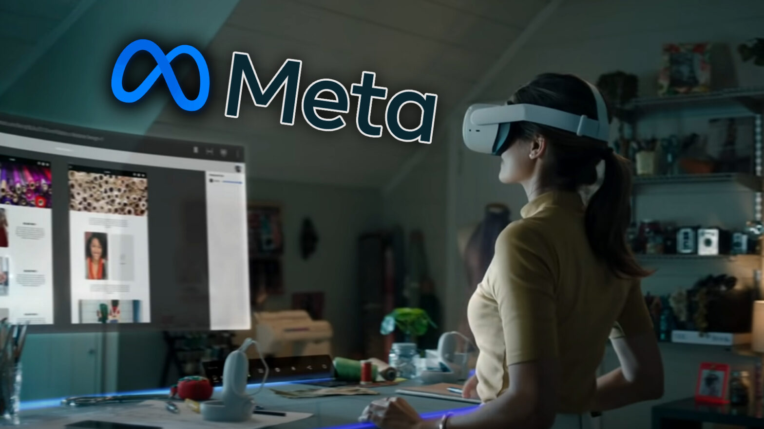 Meta imagine le futur PC dans un casque VR