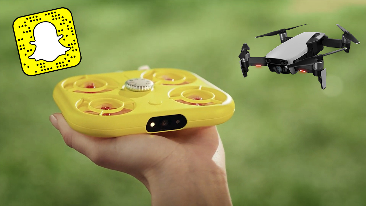 Snapchat se lance dans le mini-drone