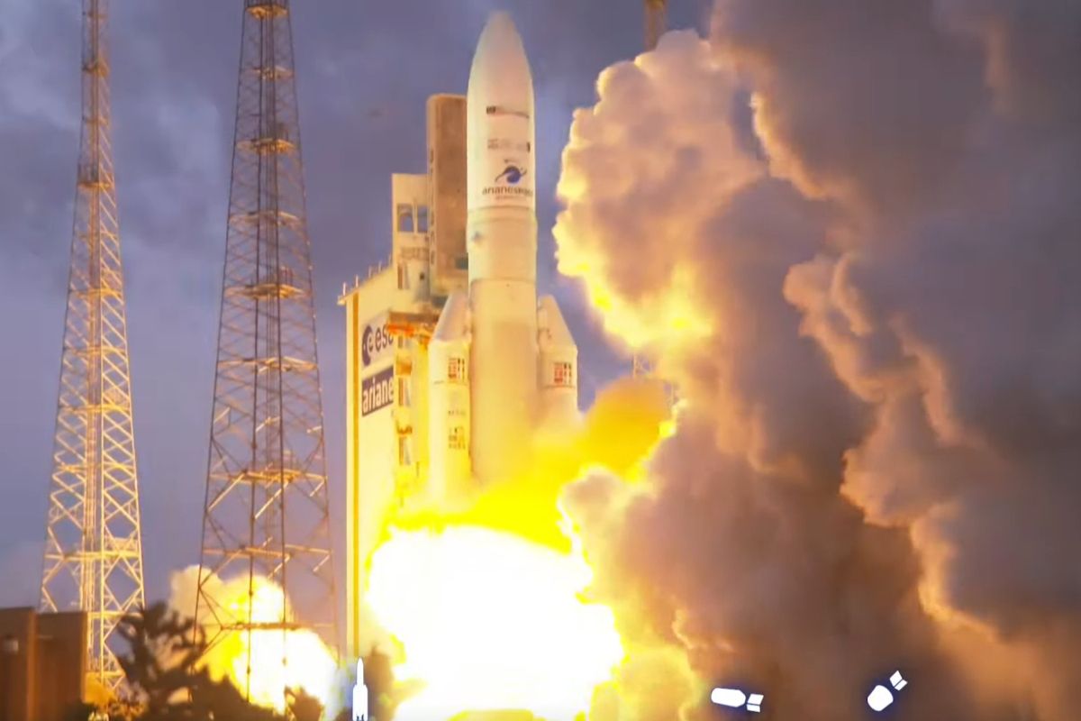 Ariane 5 réussit son premier vol de l'année