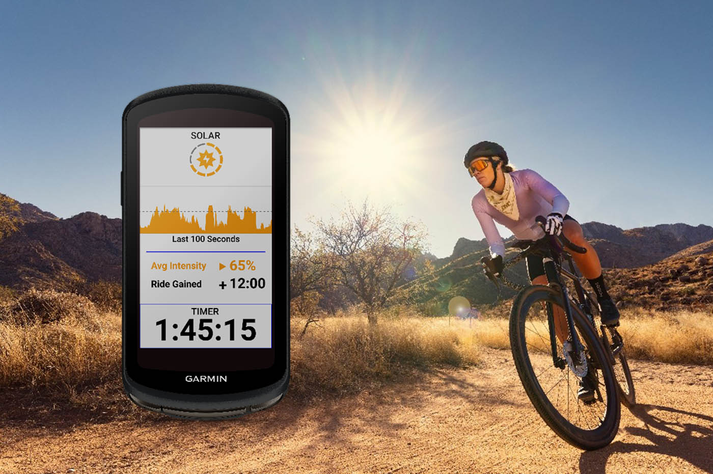 Edge 1040 : Garmin intègre son verre solaire dans son GPS pour cycliste et promet une autonomie de 100 heures