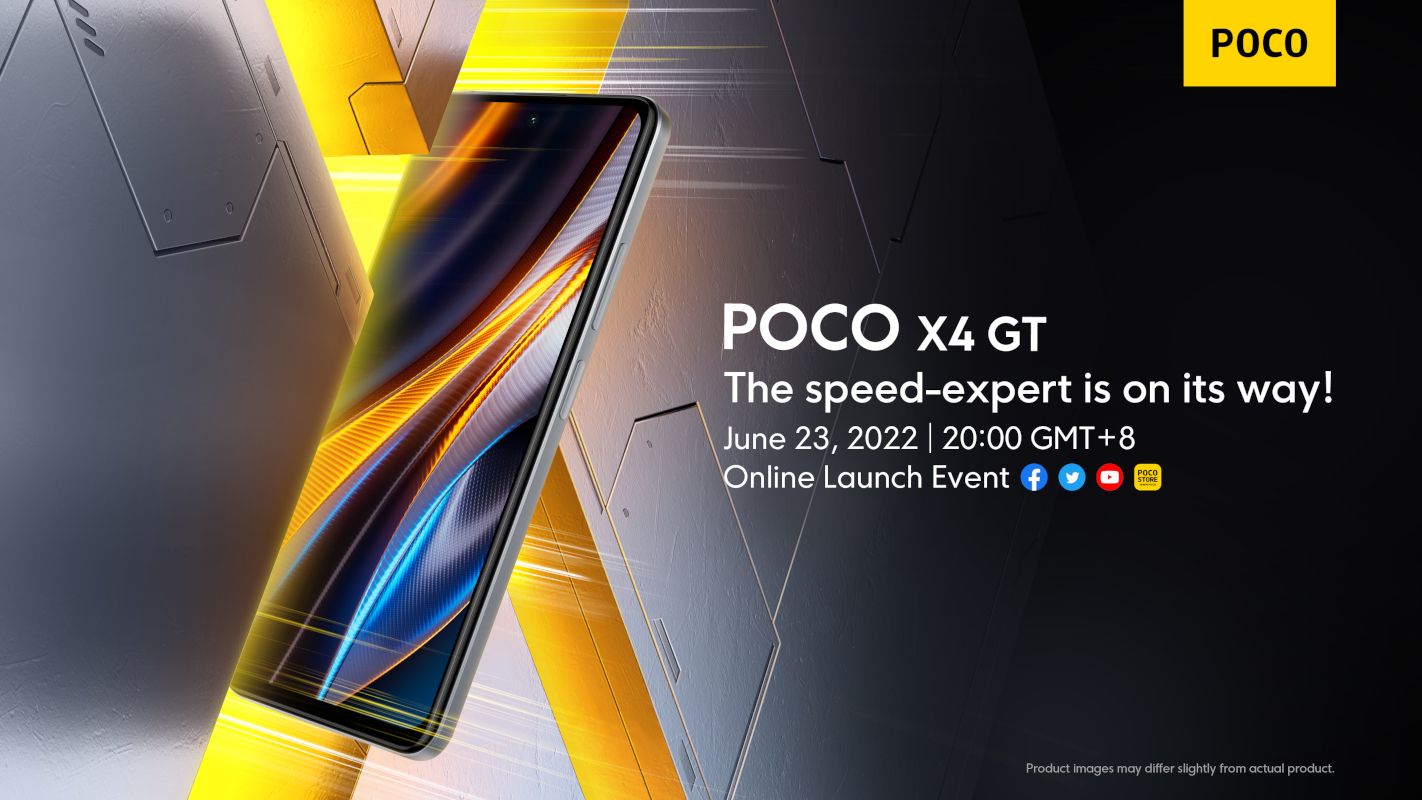 Le nouveau POCO X4 GT avec un écran LCD 144 Hz au top se dévoile