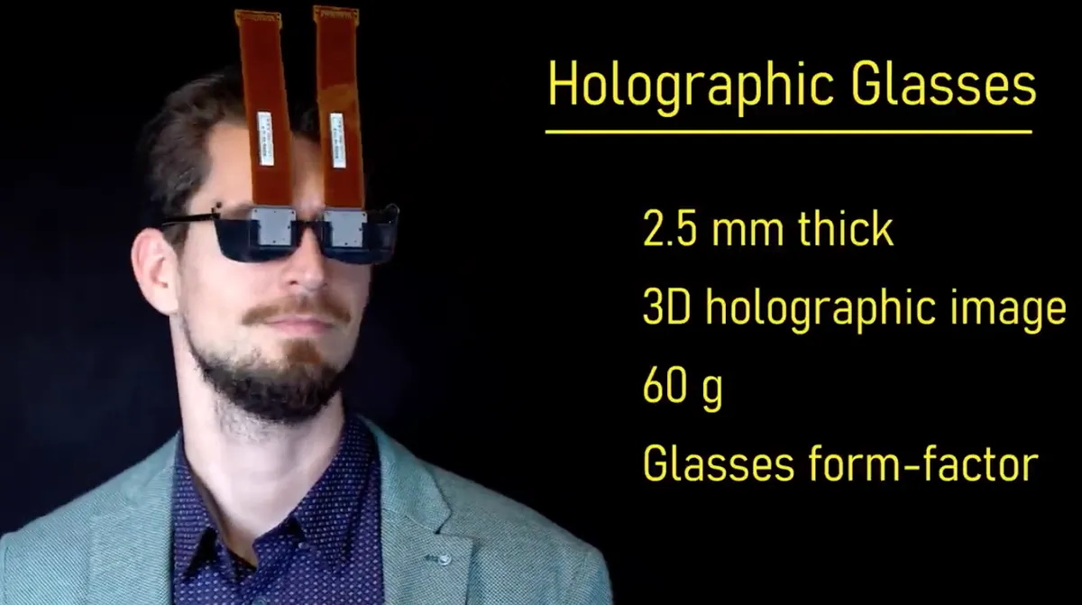 Nvidia et Stanford proposent des lunettes holographiques fines et légères