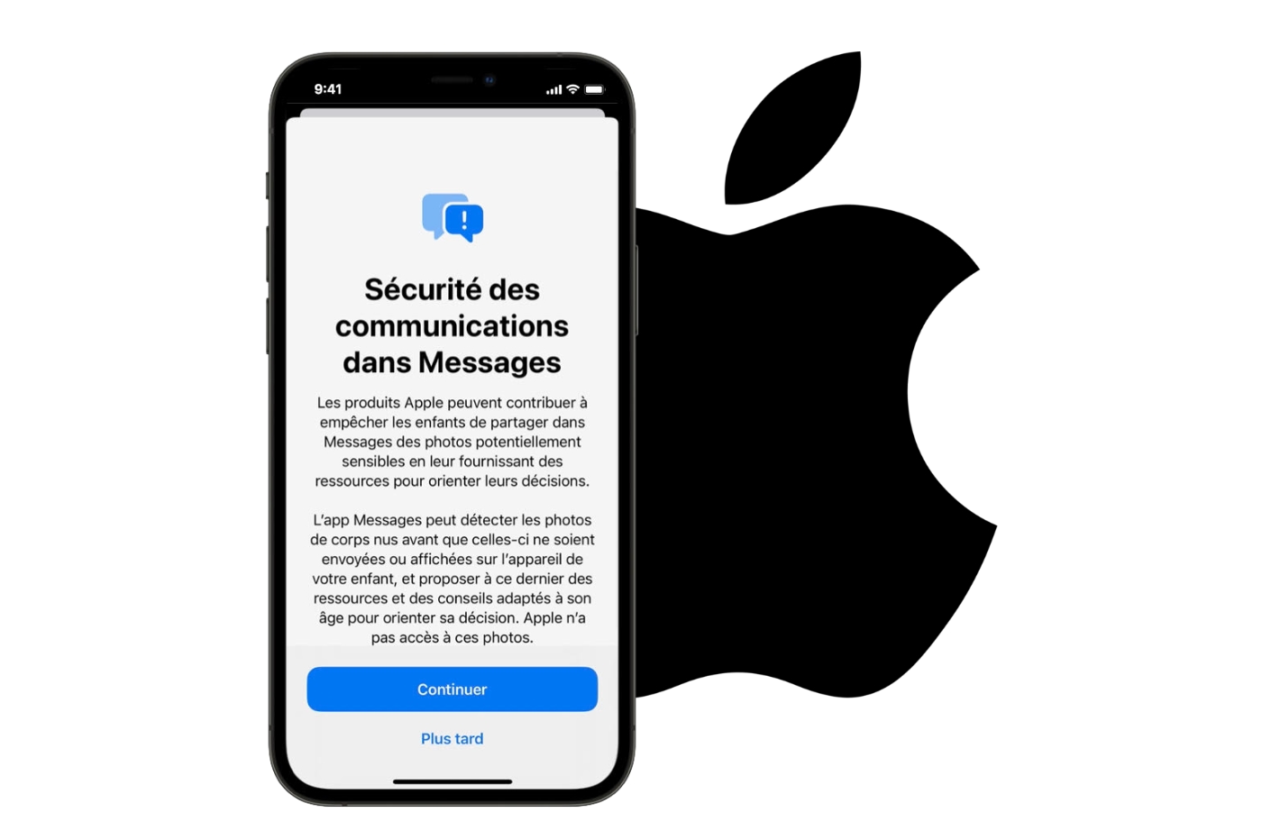 Apple va déployer son outil de détection des photos de nus en France pour protéger les mineurs