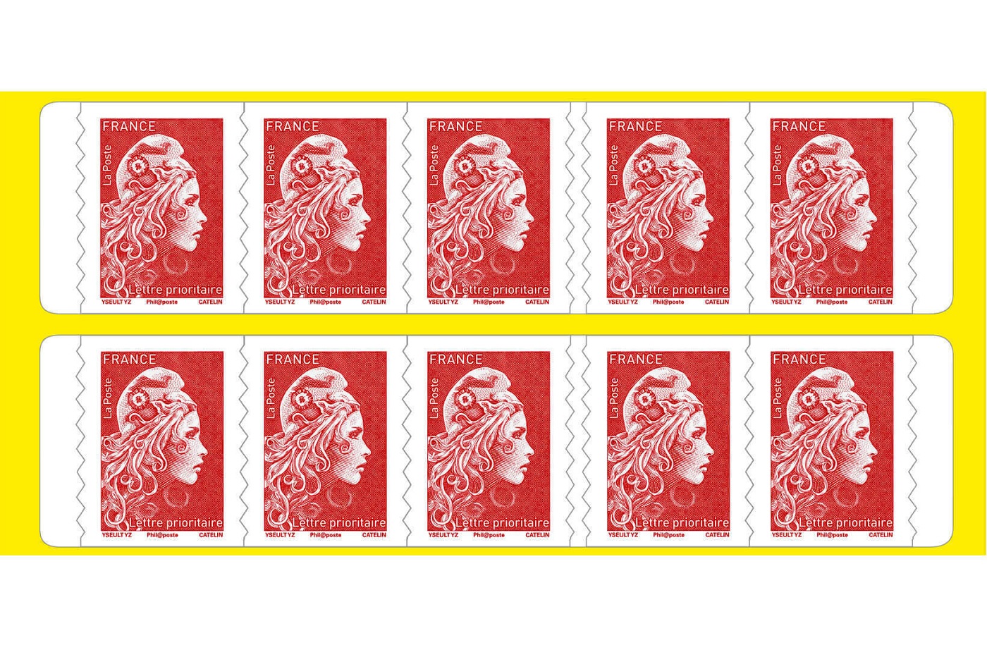 La Poste va remplacer son timbre rouge l'année prochaine par un service d'impression à distance