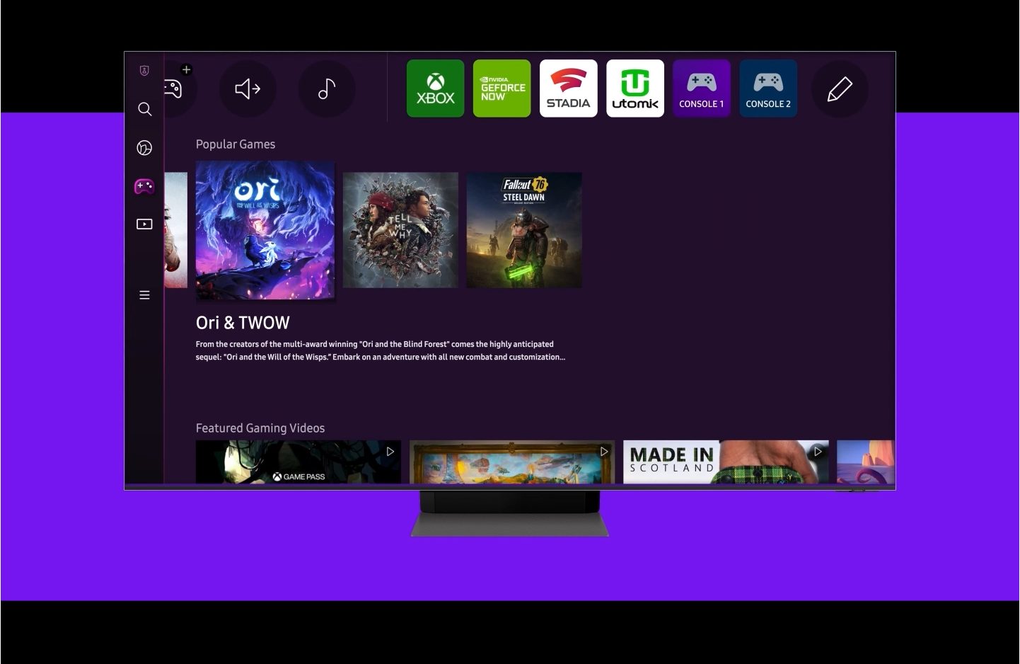 Vous pouvez désormais jouer avec xCloud, Stadia et GeForce Now directement sur votre Smart TV Samsung