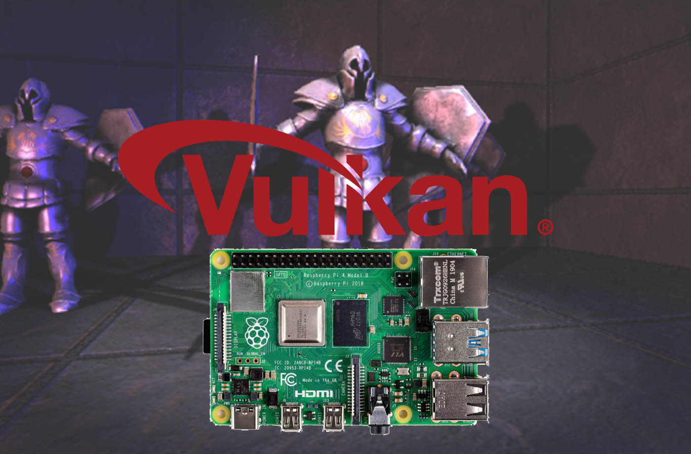 Les Raspberry 4 vont devenir bien plus performants en 3D grâce aux drivers Vulkan