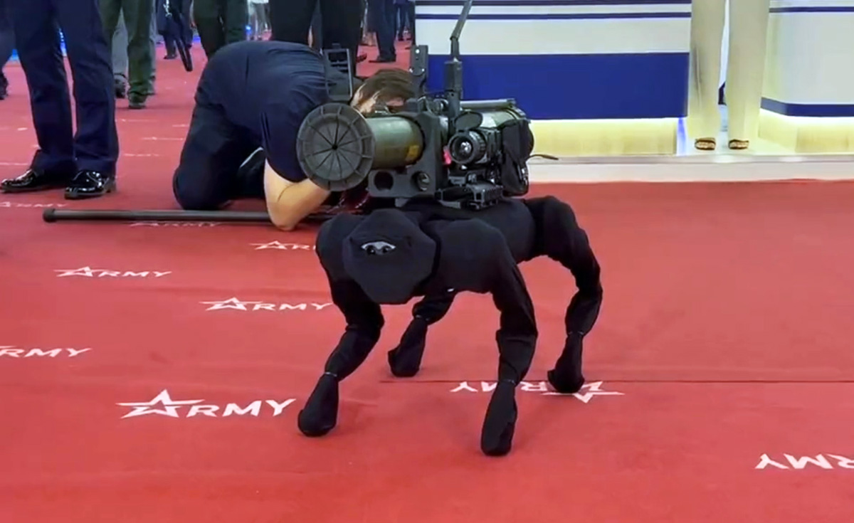 Un « gentil » robot-chien transformé en machine de guerre par une entreprise russe