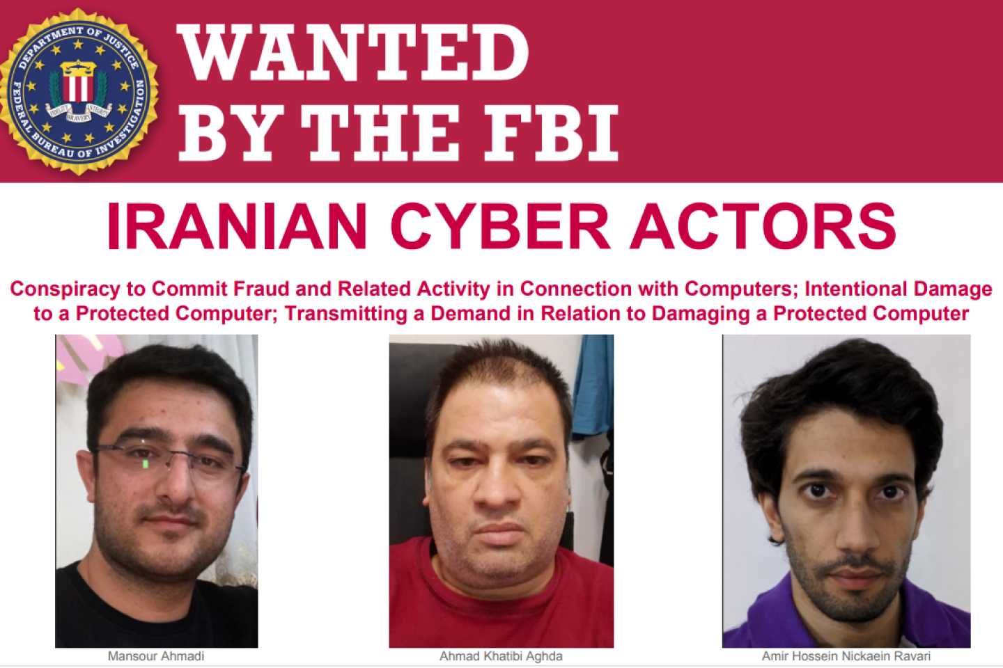Les Etats-Unis inculpent et sanctionnent des pirates informatiques iraniens