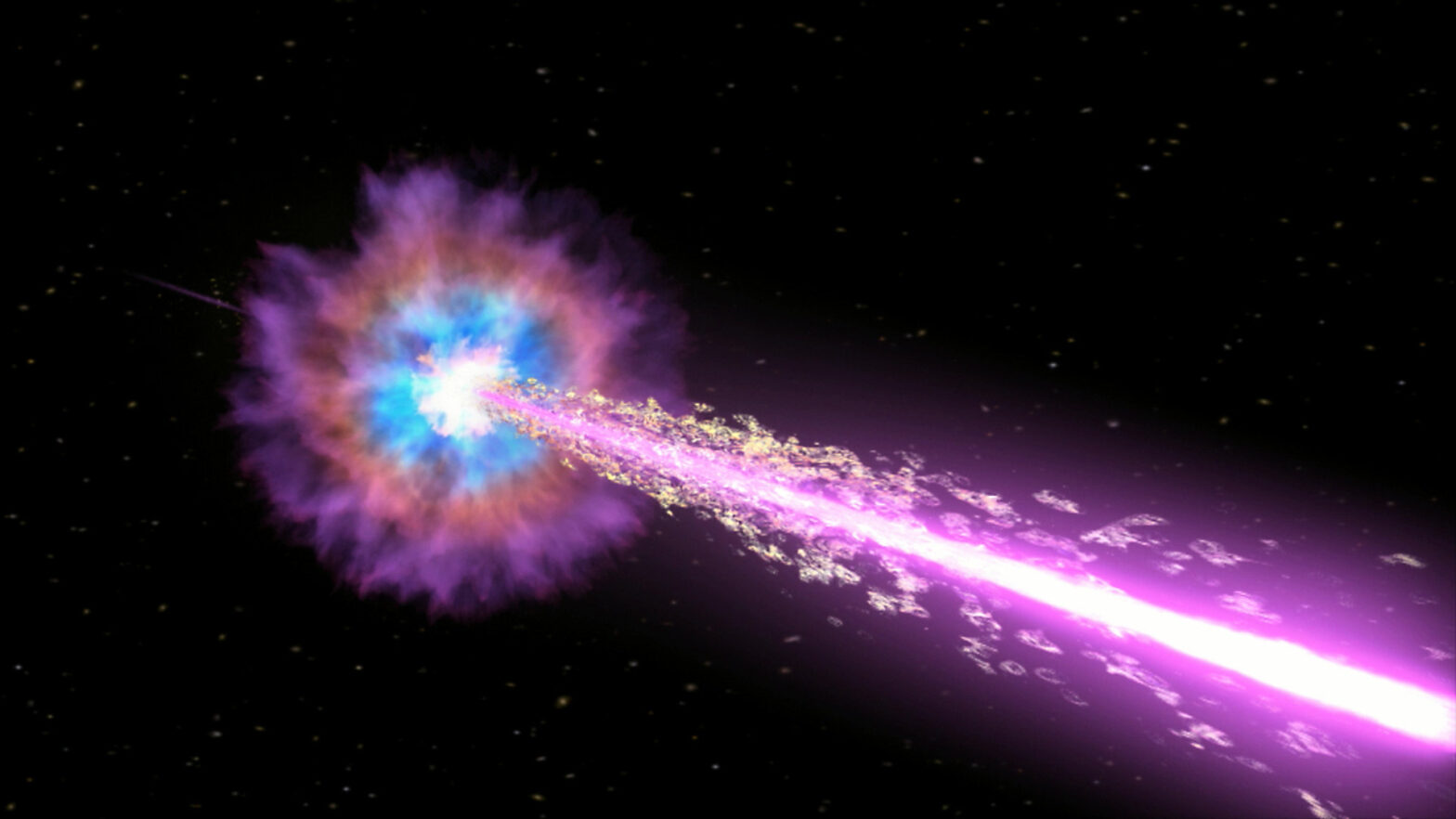Une explosion de rayons gamma à énergie record a été détectée