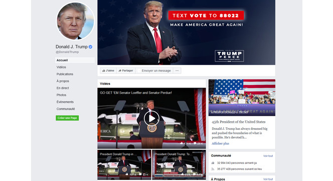 Donald Trump échappe au fact-checking sur Facebook