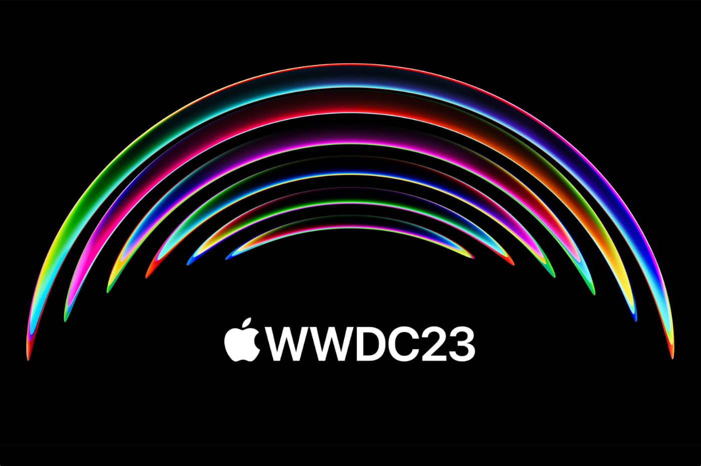 Le visuel d'annonce de la WWDC 2023, d'Apple.