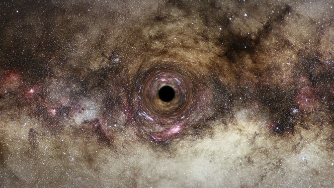Hubble photographie un trou noir supersonique