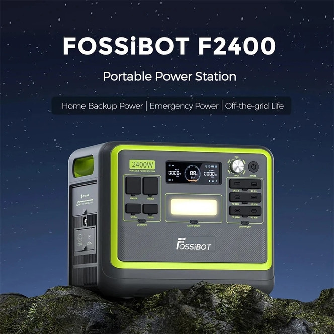 la station d'énergie FOSSiBOT F2400 à partir de seulement 915 € !