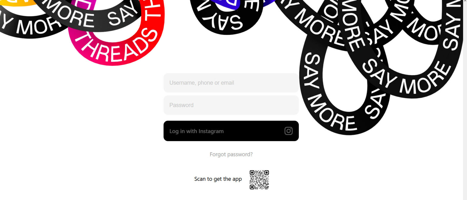 Le site web de Threads désormais accessible à tous