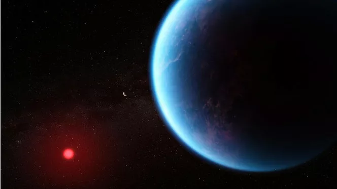 Le télescope James Webb découvre un composant intrigant sur une planète hycéanique