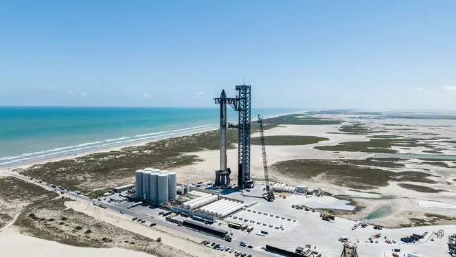 SpaceX a assemblé Starship et son booster Super Heavy pour le second tir d'essai