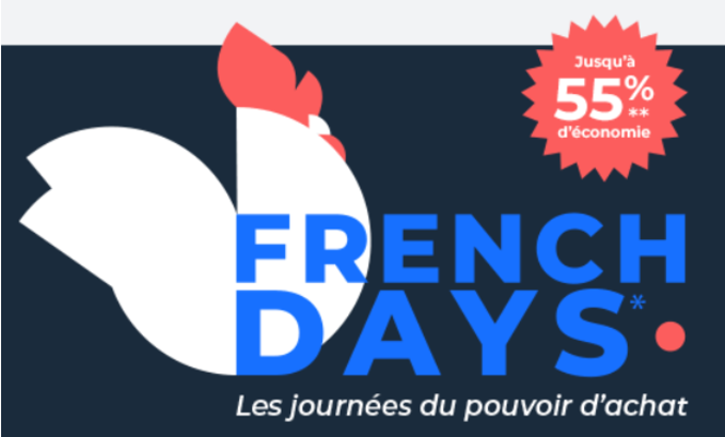 top 10 des French Days jusqu'à -260 € !