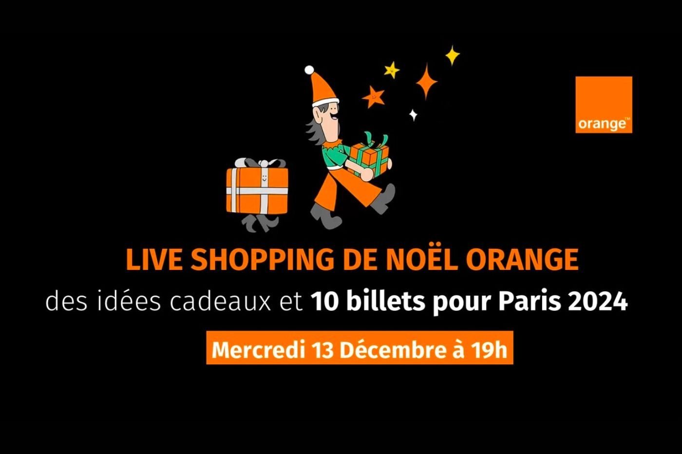 Orange Live Shopping Noel