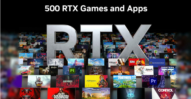 Nvidia : 500 jeux compatibles RTX