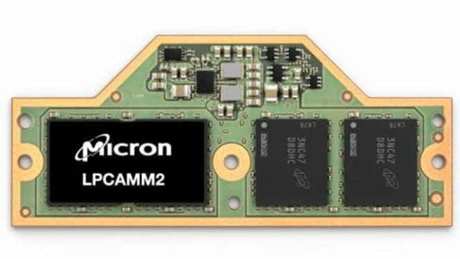 Micron annonce sa première mémoire LPCAMM2 en LPDDR5X, bien mieux que la SO-DIMM DDR5