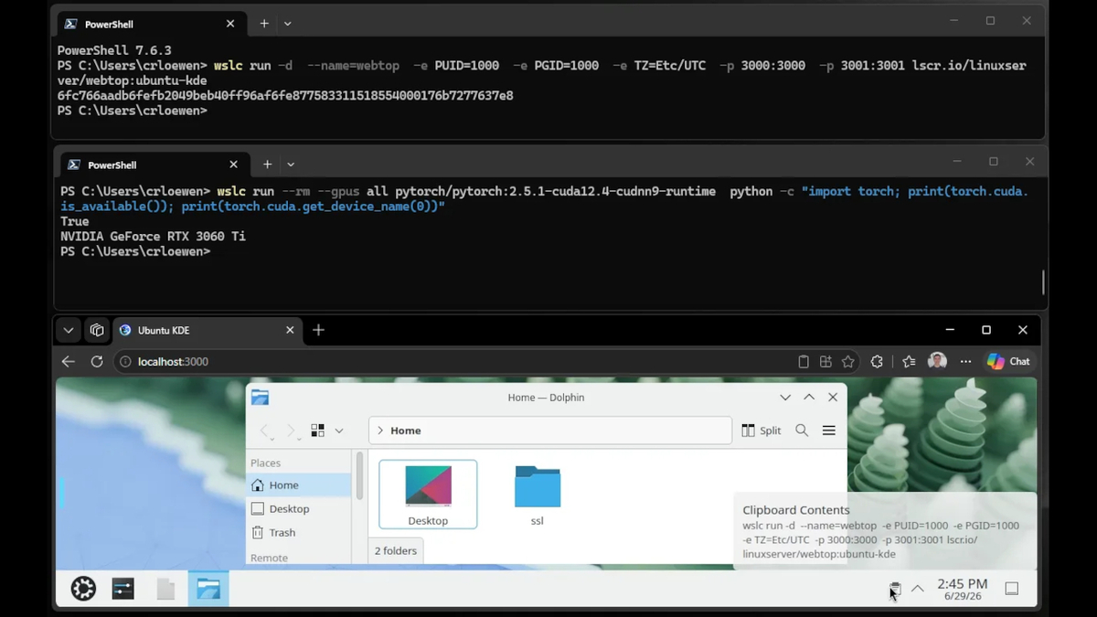Les conteneurs Linux directement sur Windows !