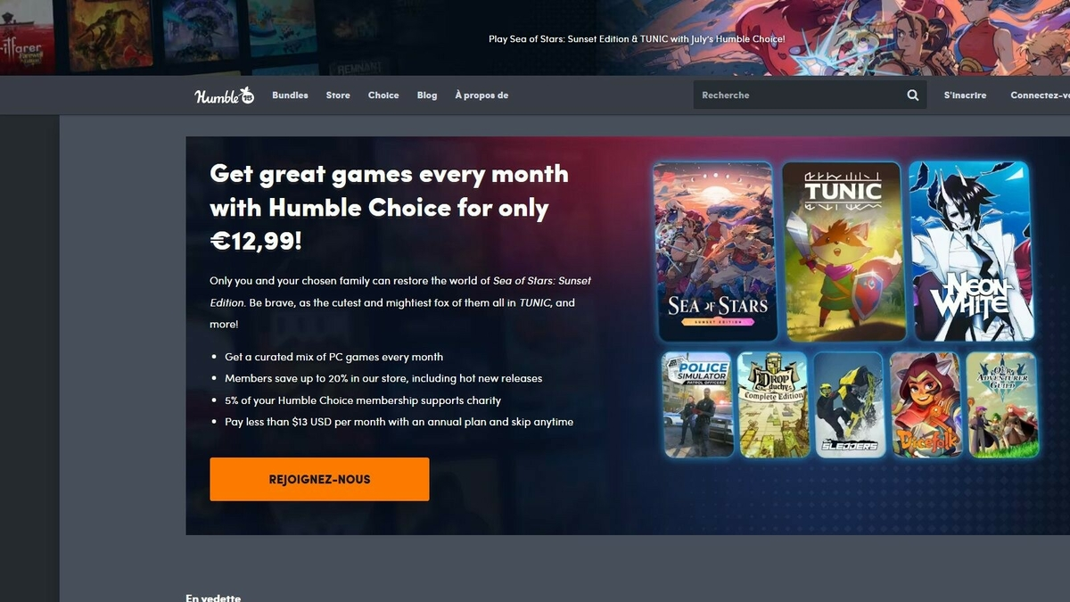 Humble Bundle lance un pack de 9 jeux Steam Deck à 10 euros !