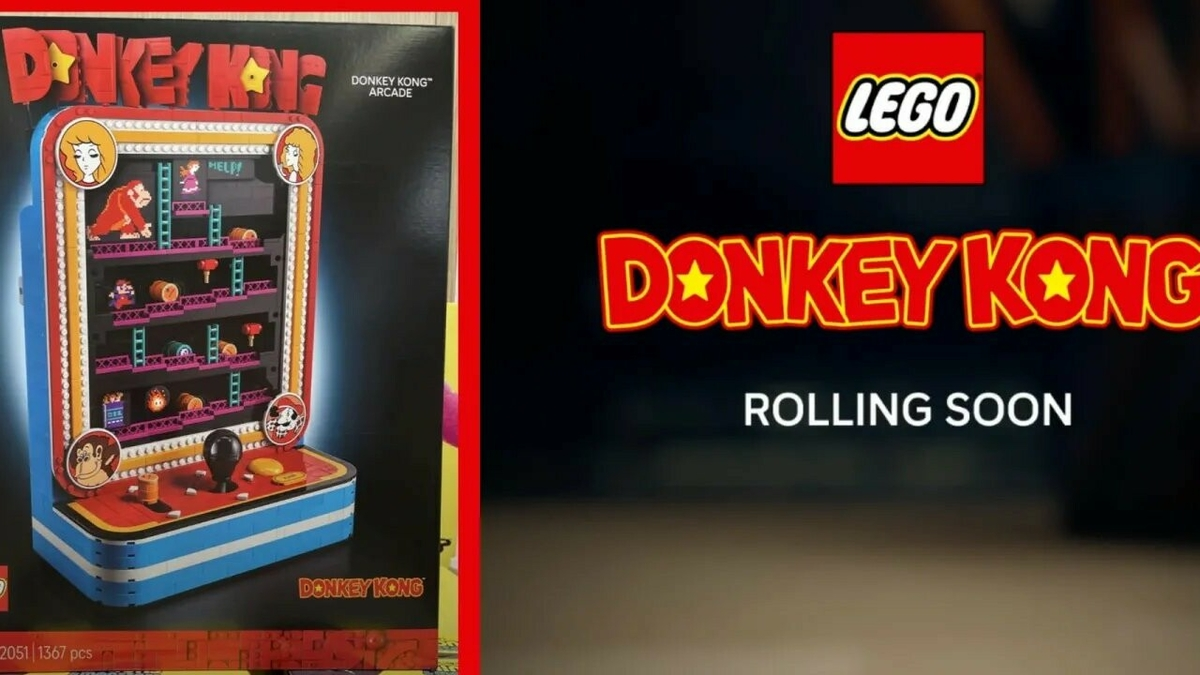 Le prochain set LEGO Donkey Kong sera une borne d'arcade jouable