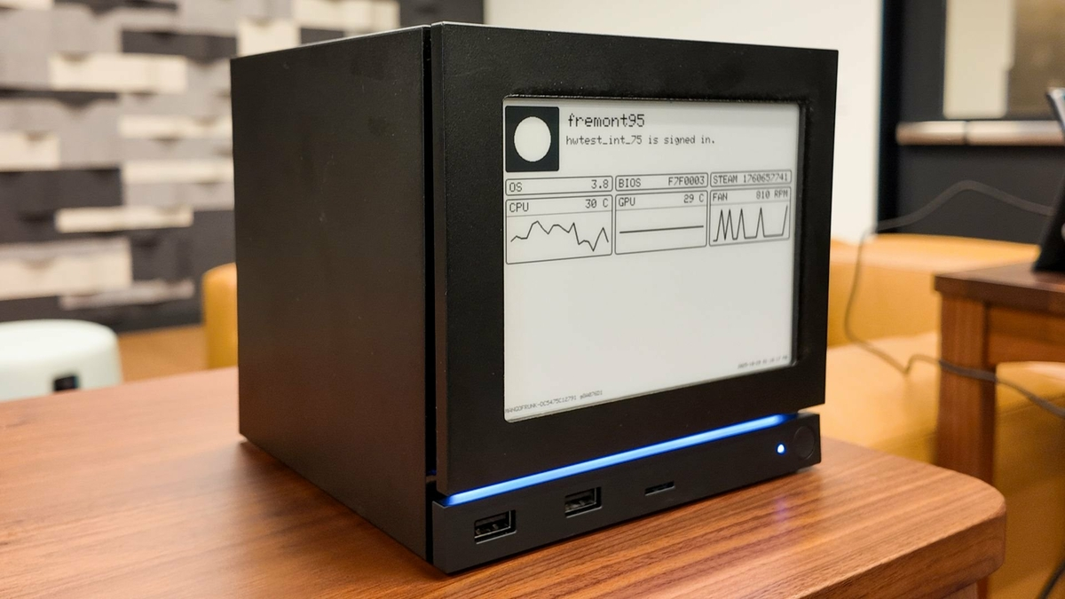 L'écran E-Ink pour la Steam Machine arrive enfin, mais pas grâce à Valve