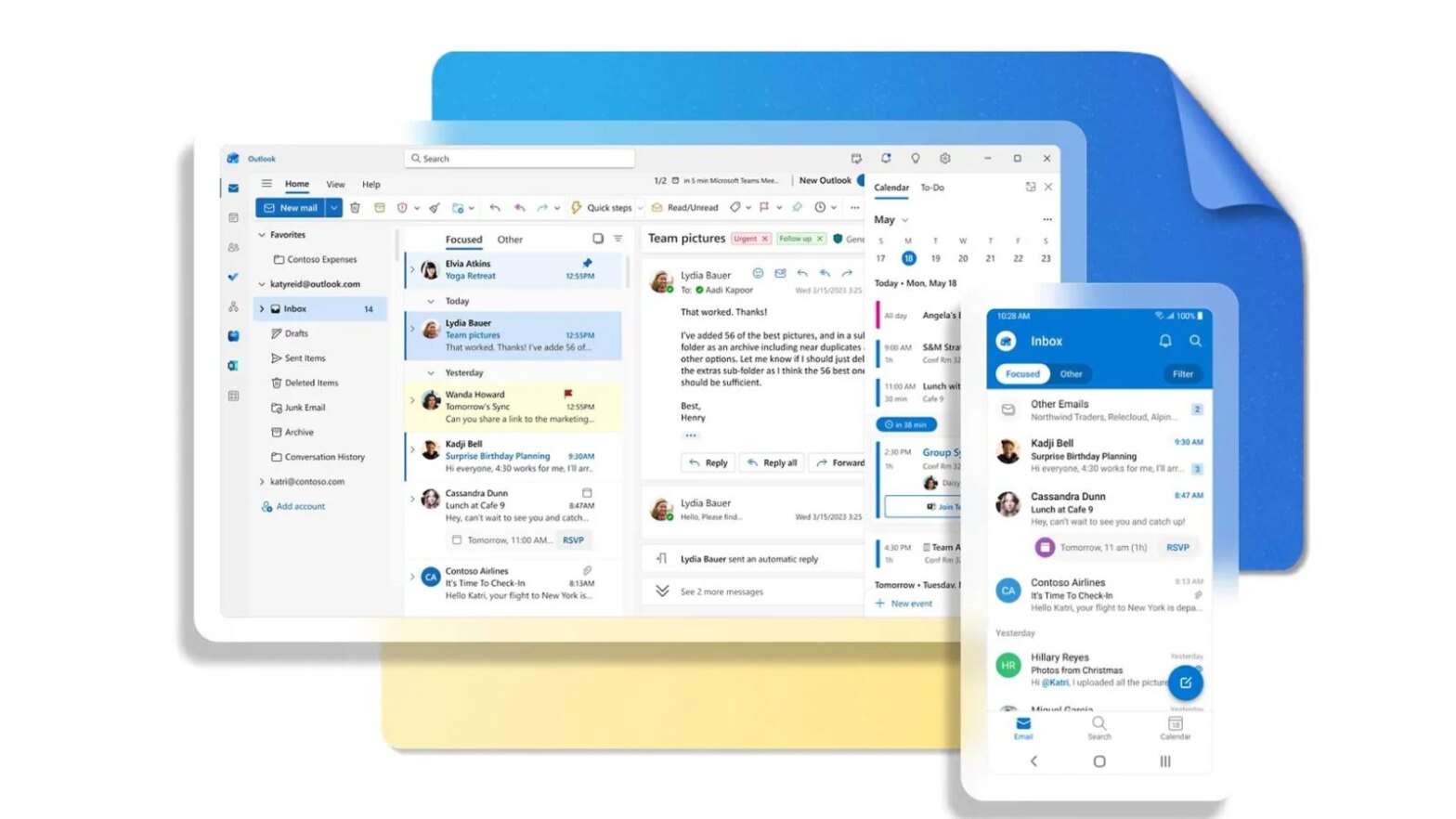 Microsoft repeint son nouvel Outlook aux couleurs de l'ancien, sans changer ce qui pose problème
