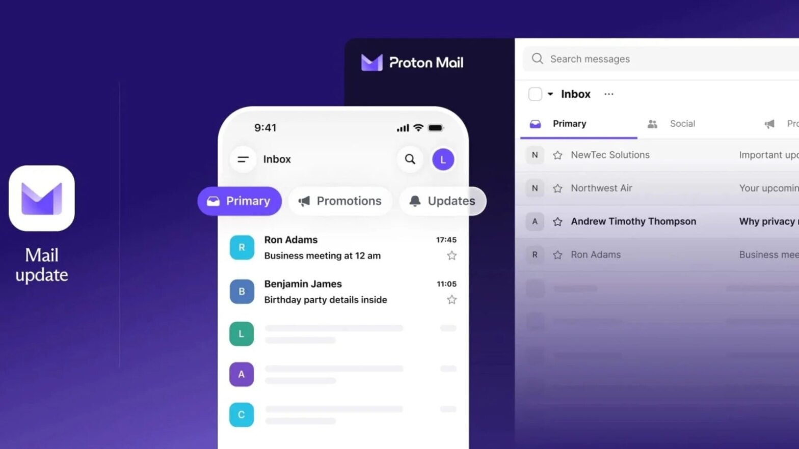 Proton Mail pique à Gmail son tri automatique des e-mails, le chiffrement en plus