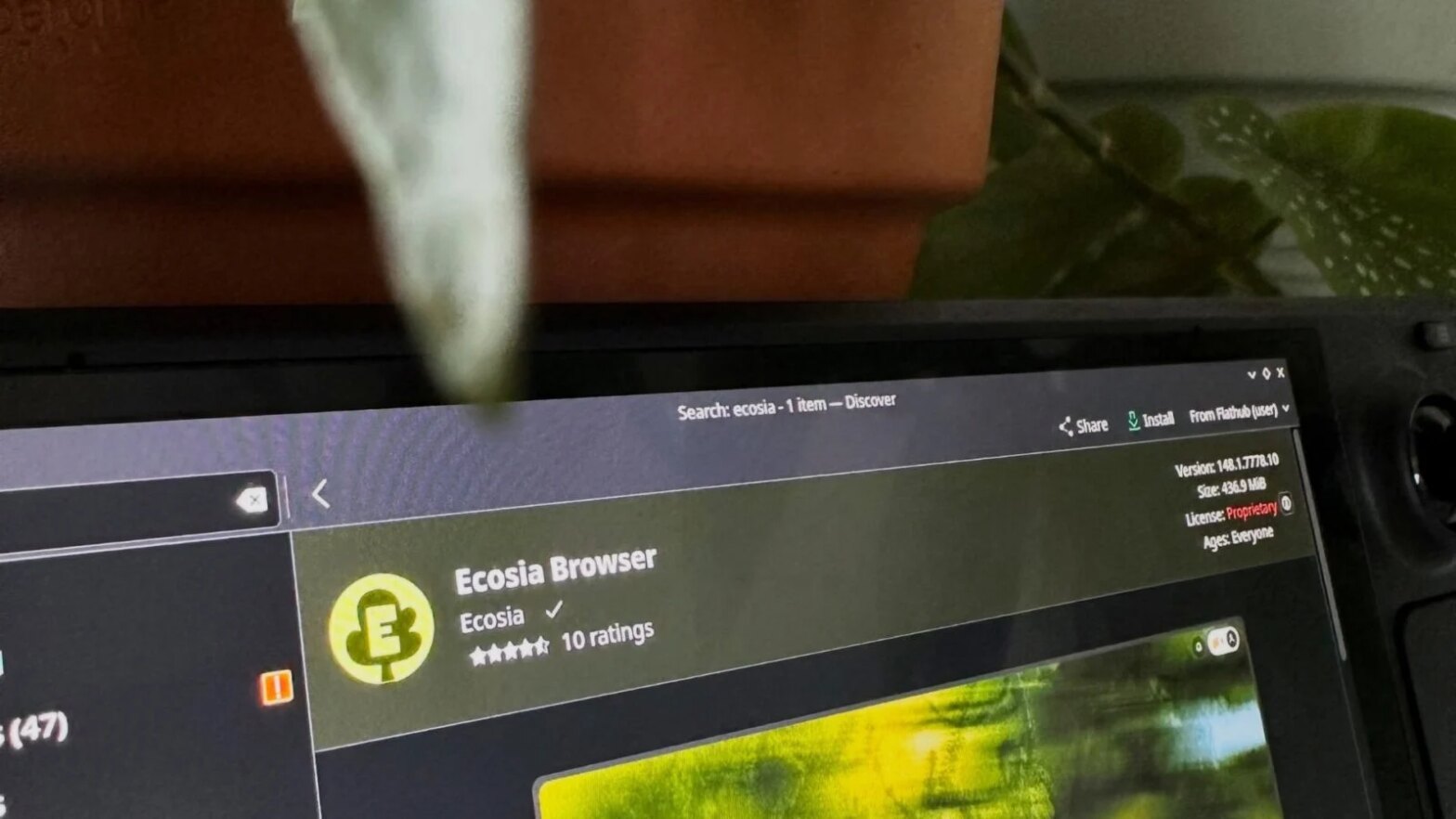 Allié à Qwant, Ecosia lance son navigateur sur Linux