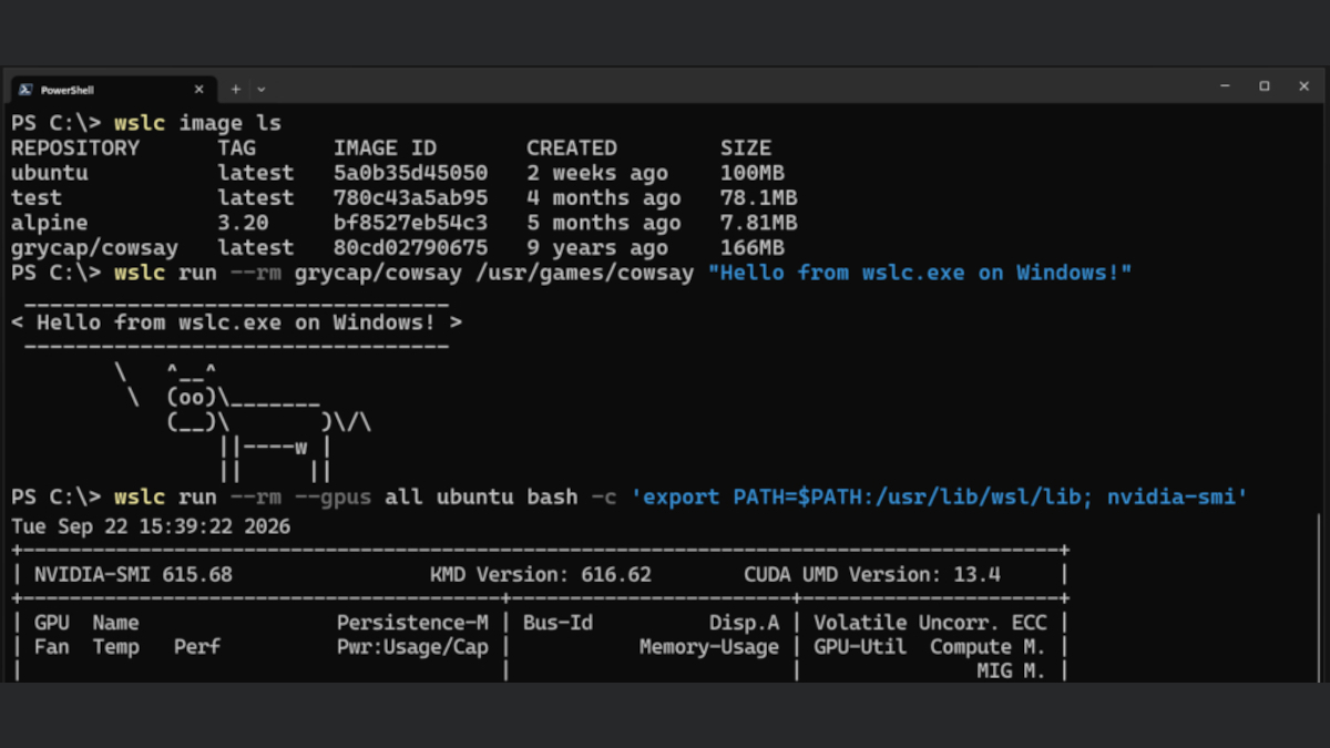 Windows s'ouvre enfin aux conteneurs Linux natifs avec WSL Containers