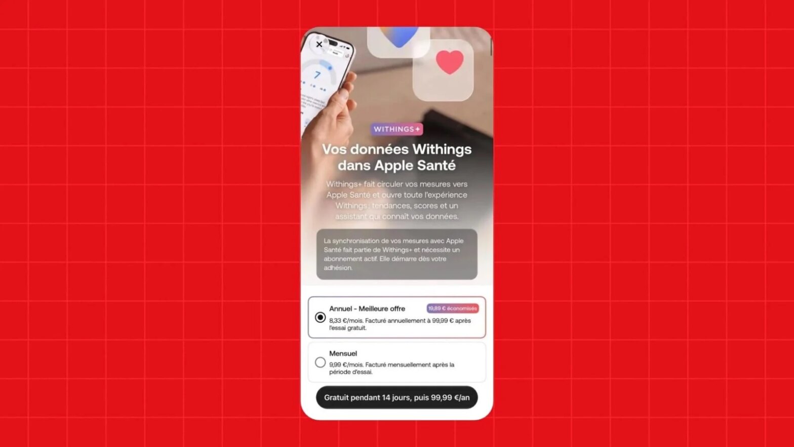 Withings taxe ses nouveaux clients